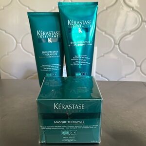Kerastase Bain Therapiste Shampoo, Conditioner, and Masque